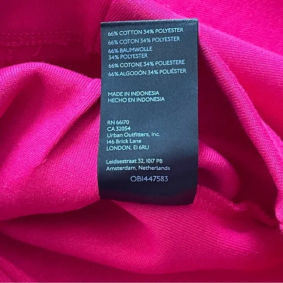 Maeve Anthropologie Hot Pink Corset Tie Back Top - Picture 7 of 9